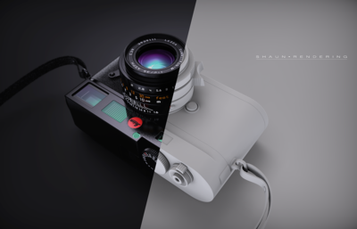 【KeyShot6+PS】莱卡相机渲染|工业/产品|电子产品|稻草雪人丶Shaun 